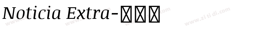 Noticia Extra字体转换